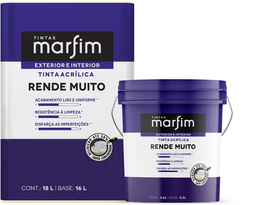 TINTA RENDE MUITO